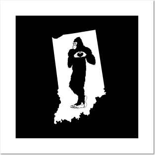 Indiana Bigfoot Posters and Art